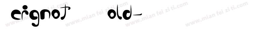 PeignotDEE Bold字体转换